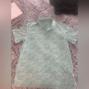 Vineyard Vines Aqua Camo Polo Shirt